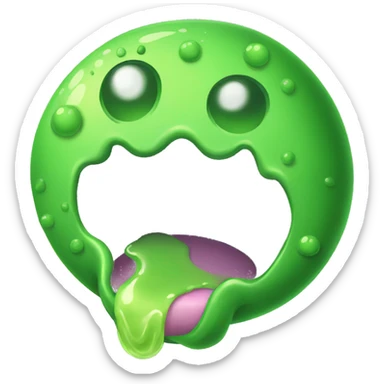 Slime sticker