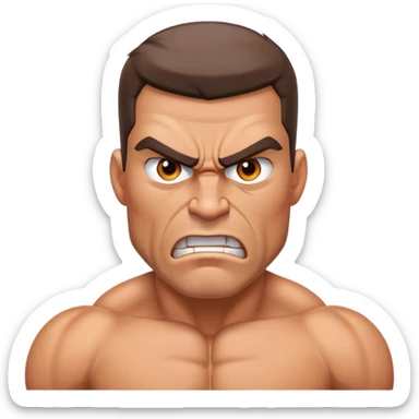 злий накачаний мужик sticker