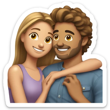 boyfriend and girlfriend  sticker