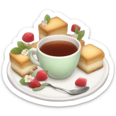 afternoon tea sticker