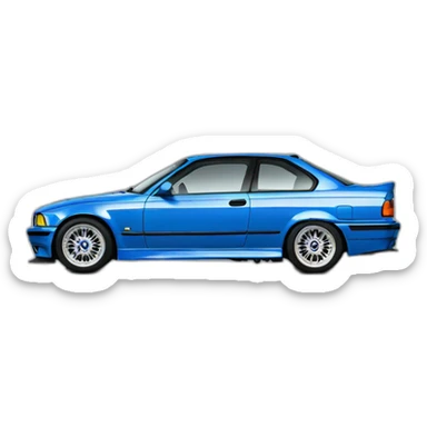 BMW e36 sticker