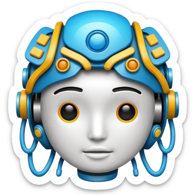 AI + data in business applications sticker