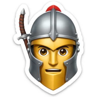 Emoji de iPhone de gladiador (a) sticker