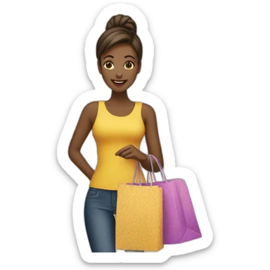 Shopaholic  sticker