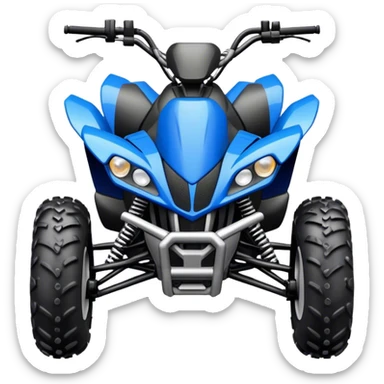atv quad banshee front sticker