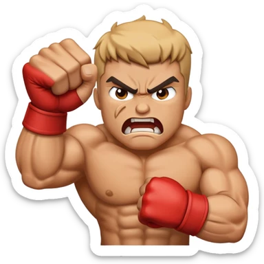 angry fist sticker