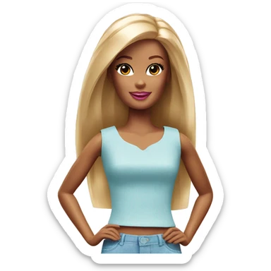 Barbie sticker