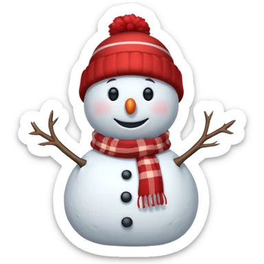 BONECO DE NEVE sticker