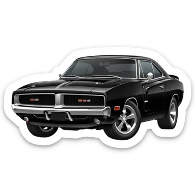 faz o dodge charge dos Velozes & Furiozos pra min? sticker