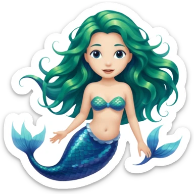 mermaid sticker