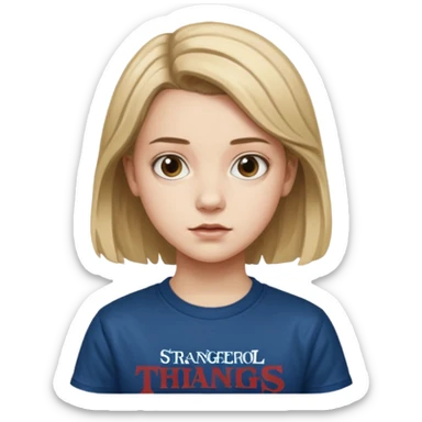 Stranger things sticker