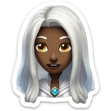 "Technomancy is the use of magic or mystical powers to control and manipulate technology” + "It's kind of like cyberpunk magic or how in some games, characters hack into systems using magic." 🖥️⚡🧙‍♂️ Make a ancient vampire technomancy goddess sticker