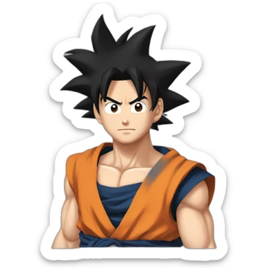 Goku naruto sticker