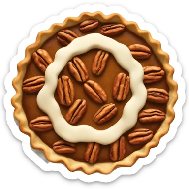 Pecan pie sticker