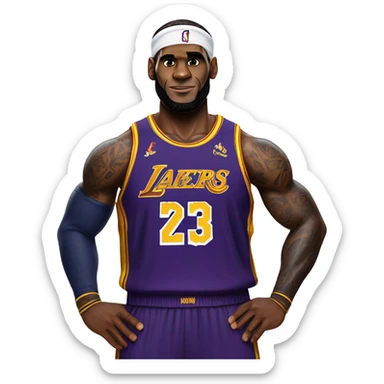 Lebron james sticker