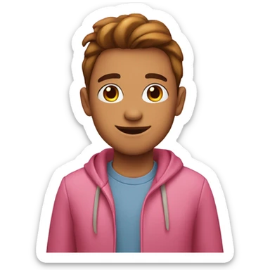 Corazón rosa sticker