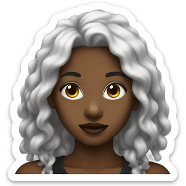 beast in black girl sticker