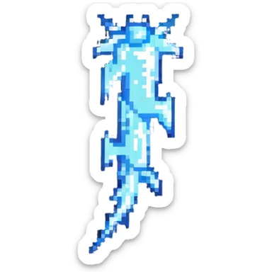 sparkling bolt sticker