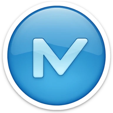 Verificado azul redondo sticker