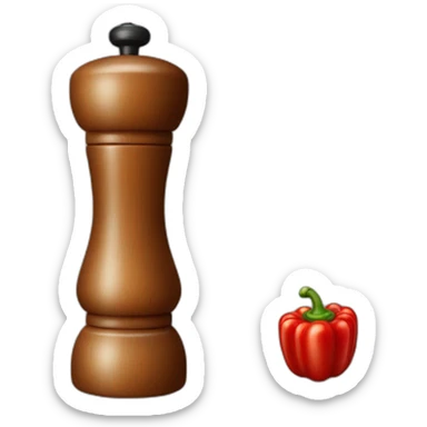 pepper mill sticker