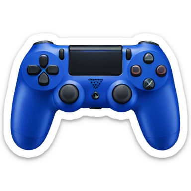 Blue ps4 control  sticker