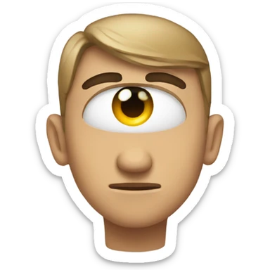 Eye twitch emoji sticker