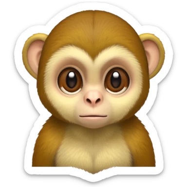 Squirrel monkey sticker