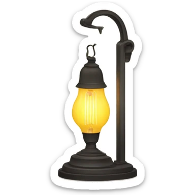 idea lamp sticker