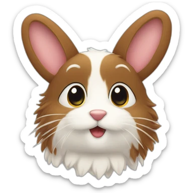 Kaninchen flauschig  sticker