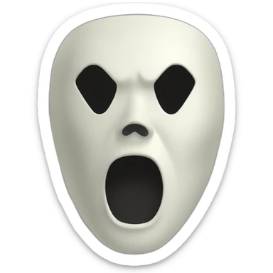Mask Movi Scream sticker