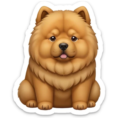 Dog chow chow sticker