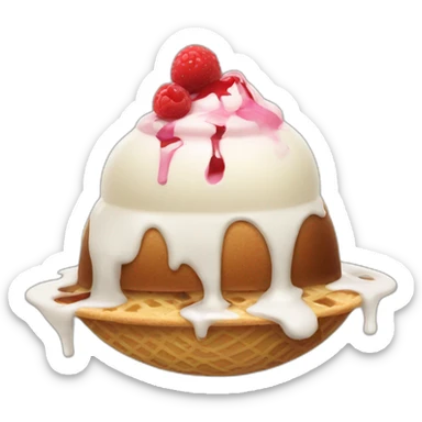 ice cream accident sticker