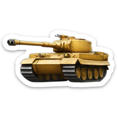 tiger tank sticker