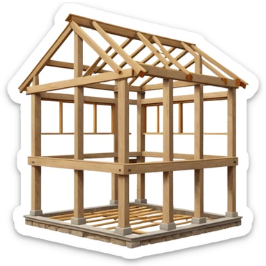 casa sin costruir sticker