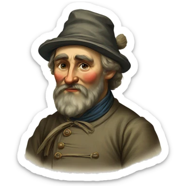 russian serfs 19th century sticker