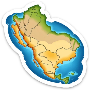 I want that you generate a correctly Peru map sticker