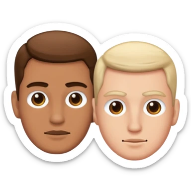 Dick and kos sticker