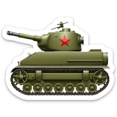 WWII Soviet tank sticker