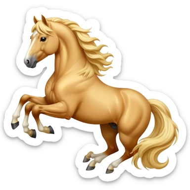 palomino horse  sticker