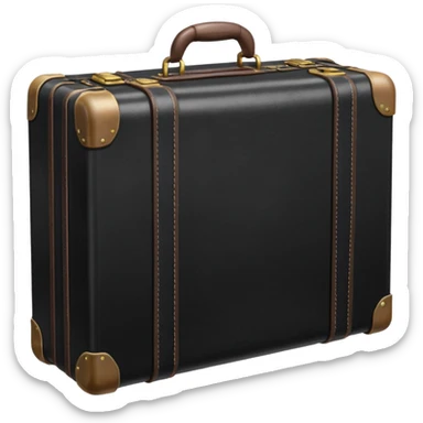 black Suitcase sticker