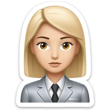AI agent assisting a case manager sticker