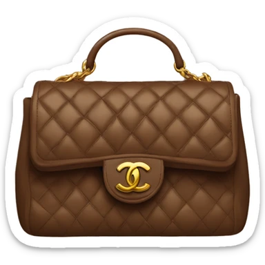 Brown Chanel bag  sticker