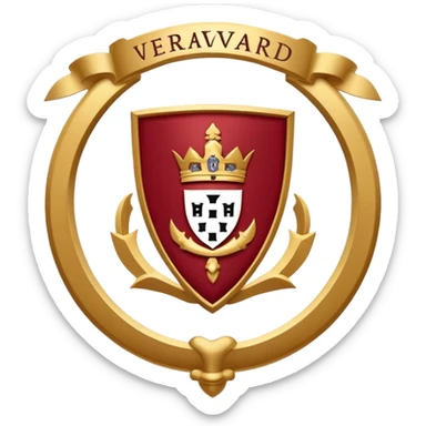 Veritas Harvard logo sticker