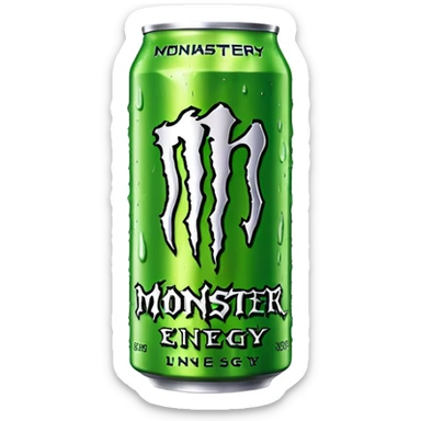 Monster energy drink sticker