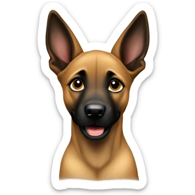 Belgian Malinois puppy    sticker