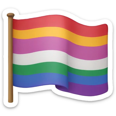 lgbt flag sticker