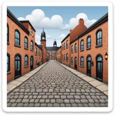 an old city american port sticker