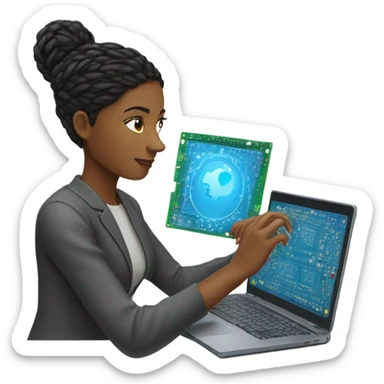 women in tech  sticker