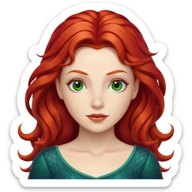 mera from aquaman sticker
