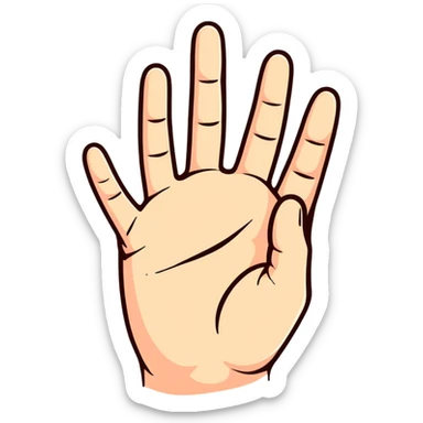 movie director hand frame gesture, film framing sticker